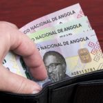 Angolan money in the black wallet